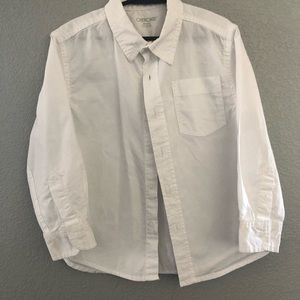 White button down long sleeve (boys)